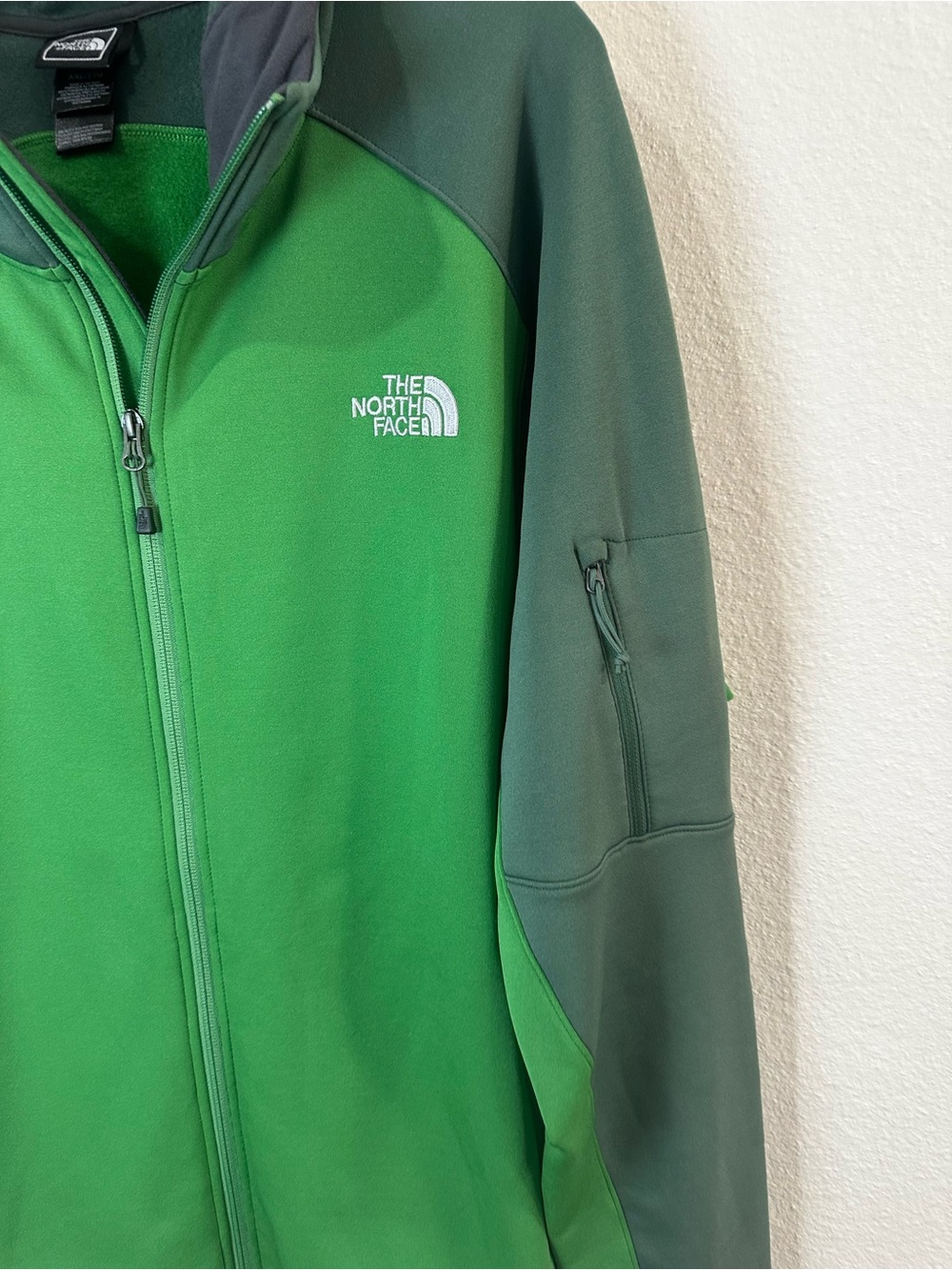 The North Face Green Two-Tone Hooded Jacket size XXL - Picture 4 of 5
